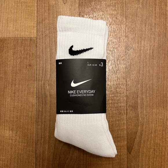 Nike Other - 3 PACK - Nike Socks White Brand New